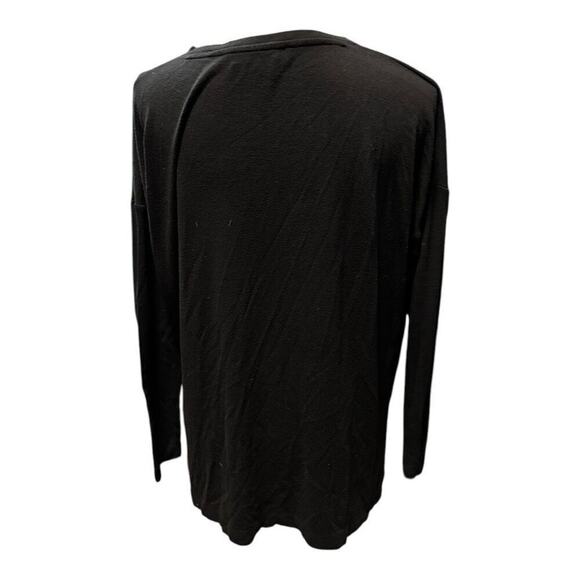 LOFT Black Long Sleeve Top Size S - Picture 2 of 3
